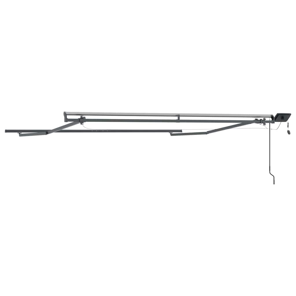 vidaXL Awning Frame Anthracite 3.5 x 2.5 m Aluminium