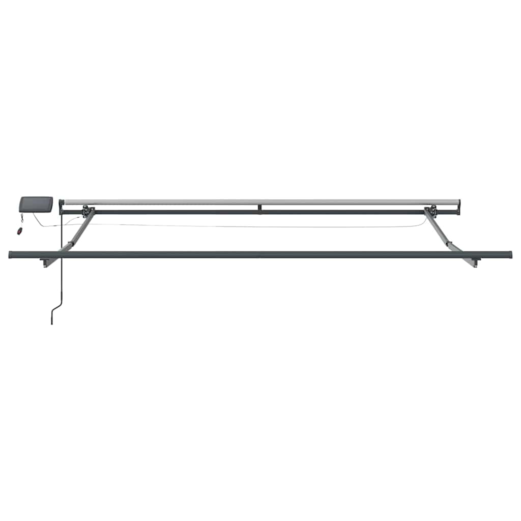 vidaXL Awning Frame Anthracite 3.5 x 2.5 m Aluminium