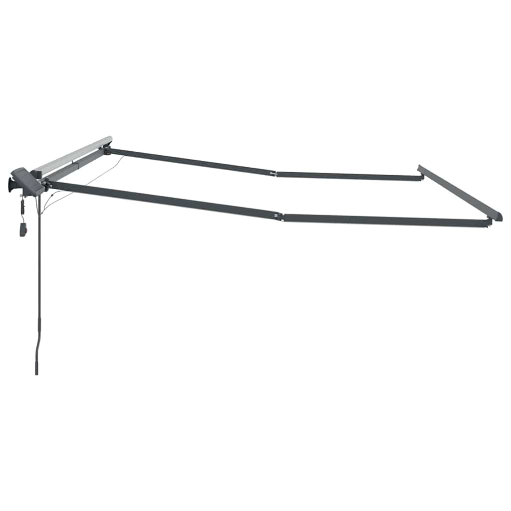 vidaXL Awning Frame Anthracite 3.5 x 2.5 m Aluminium
