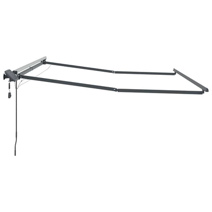 vidaXL Awning Frame Anthracite 3.5 x 2.5 m Aluminium