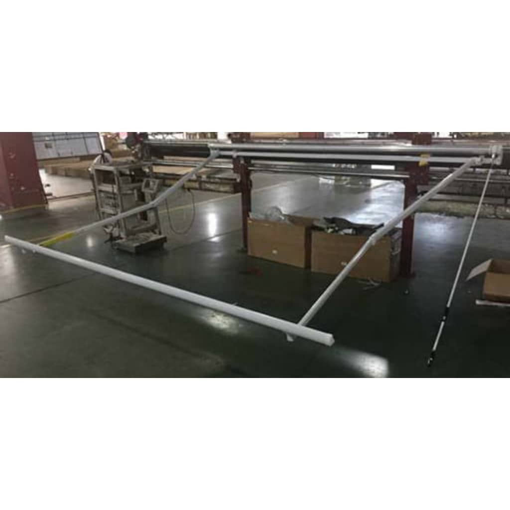 vidaXL Awning Frame Anthracite 4.5 x 2.5 m Aluminium