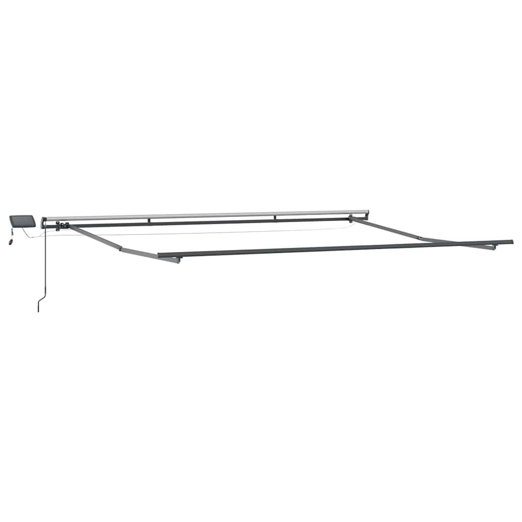 vidaXL Awning Frame Anthracite 4.5 x 2.5 m Aluminium