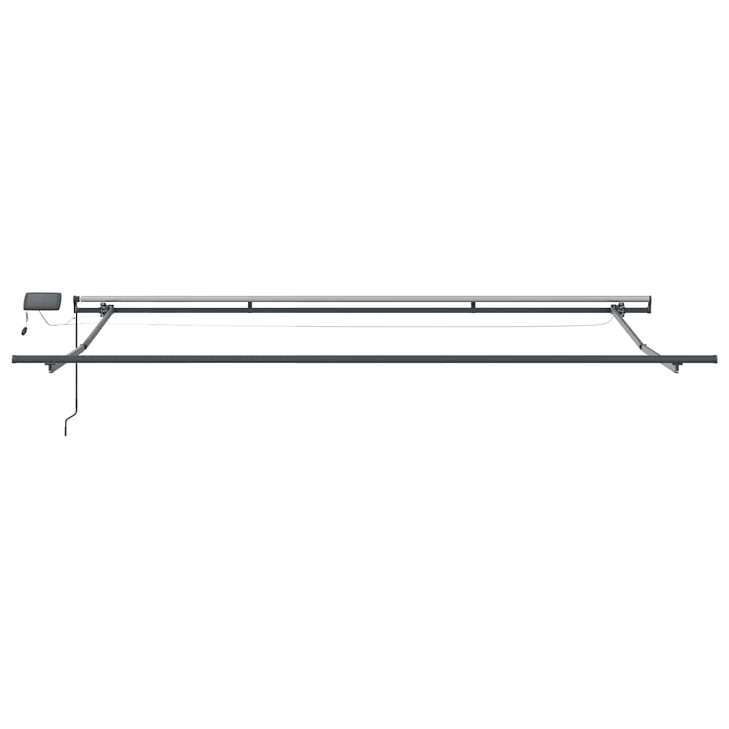 vidaXL Awning Frame Anthracite 4.5 x 2.5 m Aluminium