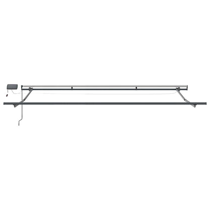vidaXL Awning Frame Anthracite 4.5 x 2.5 m Aluminium