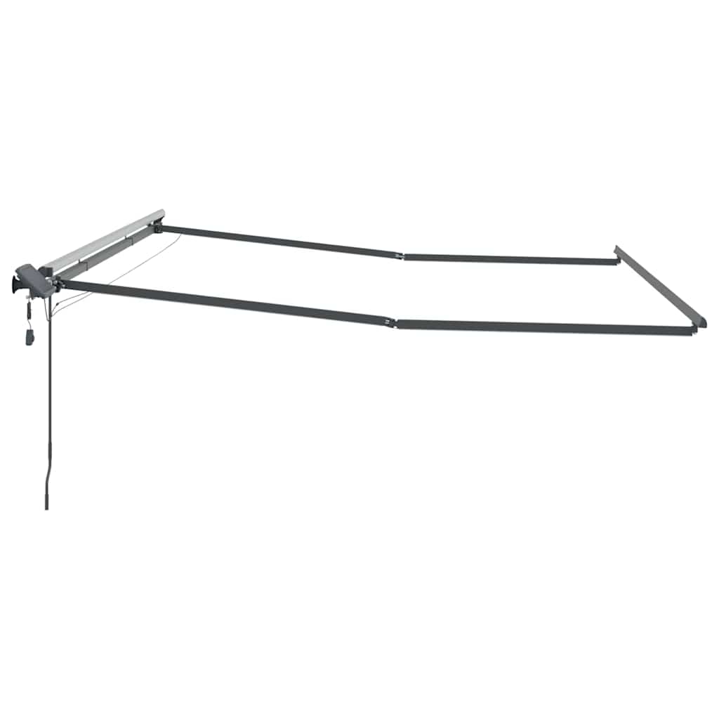 vidaXL Awning Frame Anthracite 4.5 x 2.5 m Aluminium