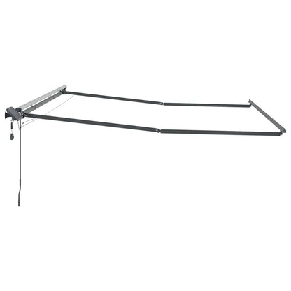 vidaXL Awning Frame Anthracite 4.5 x 2.5 m Aluminium