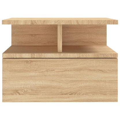 vidaXL Floating Nightstand Sonoma Oak 40x31x27cm Engineered Wood
