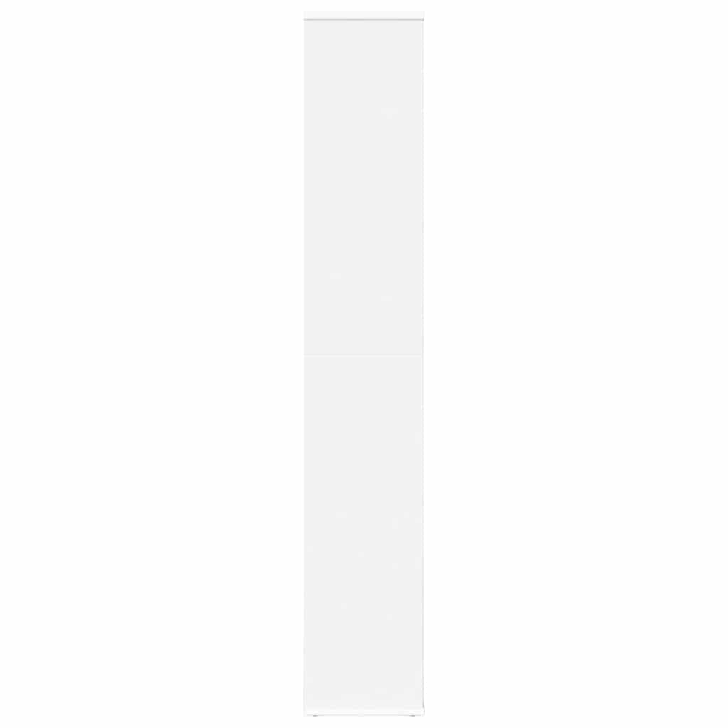 800441 vidaXL Room Divider/Book Cabinet White 100x24x140 cm Engineered Wood