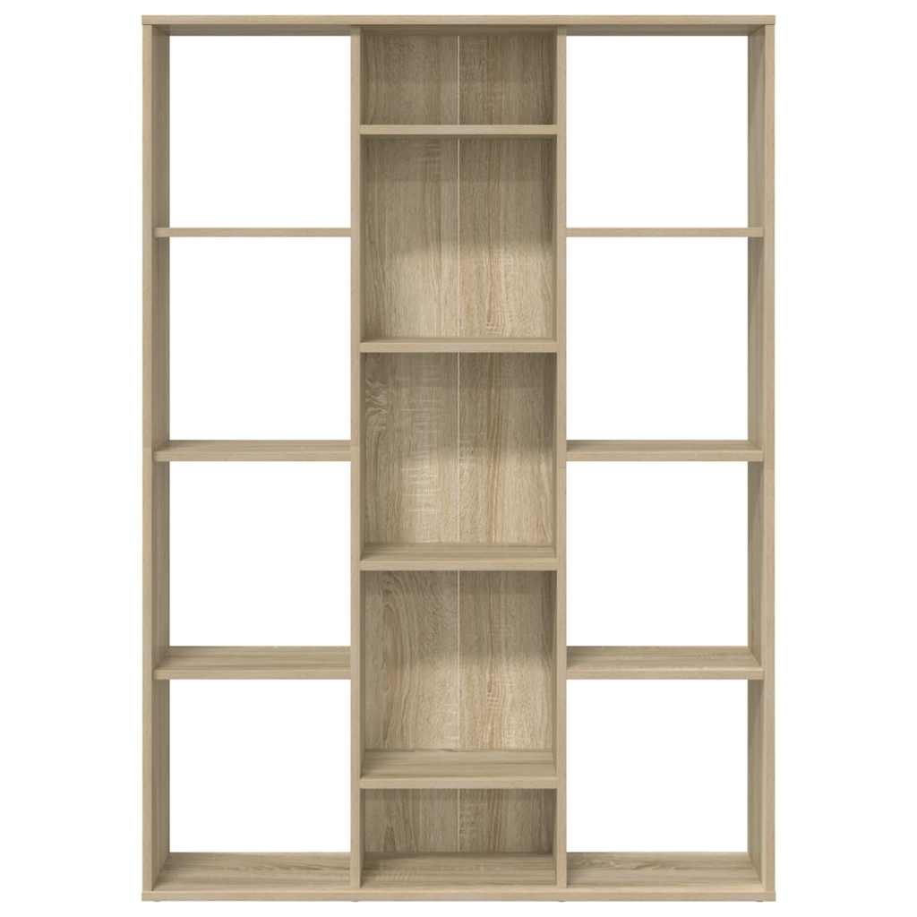 vidaXL Room Divider/Book Cabinet Sonoma Oak 100x24x140 cm Engineered Wood