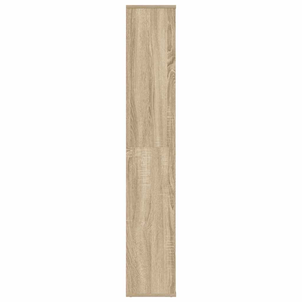 vidaXL Room Divider/Book Cabinet Sonoma Oak 100x24x140 cm Engineered Wood