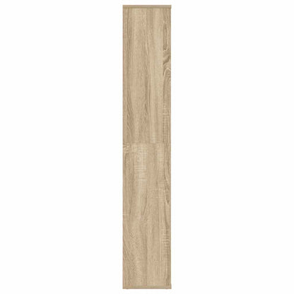 vidaXL Room Divider/Book Cabinet Sonoma Oak 100x24x140 cm Engineered Wood