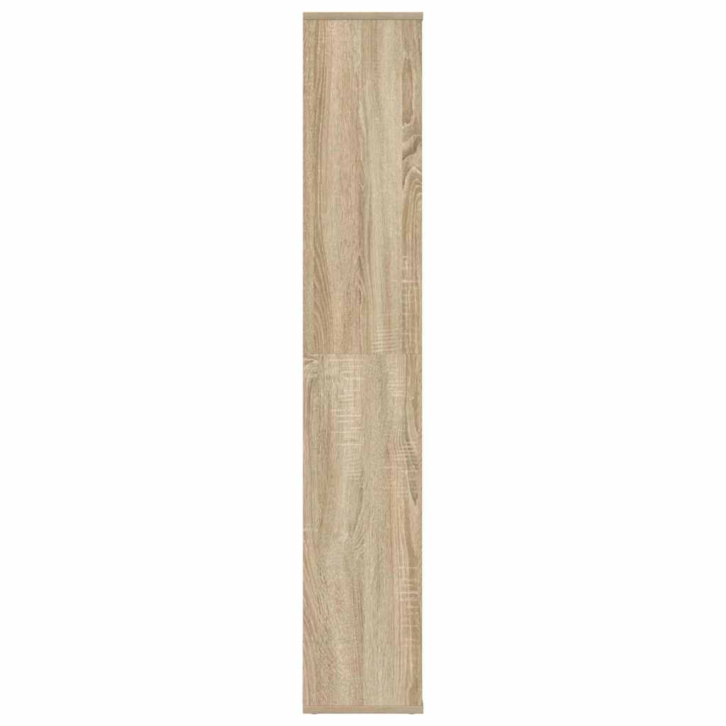 vidaXL Room Divider/Book Cabinet Sonoma Oak 100x24x140 cm