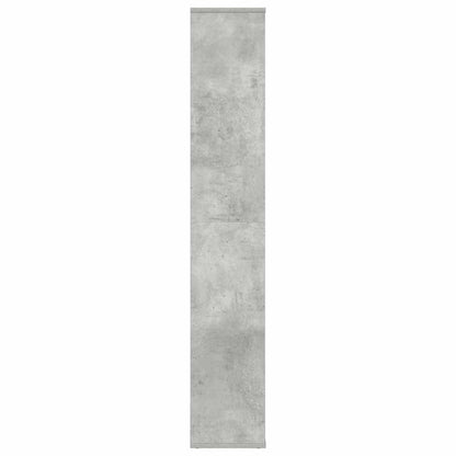 vidaXL Room Divider/Book Cabinet Concrete Grey 100x24x140 cm Engineered Wood