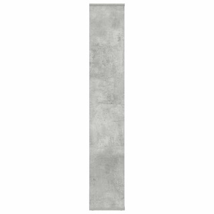 vidaXL Room Divider/Book Cabinet Concrete Grey 100x24x140 cm