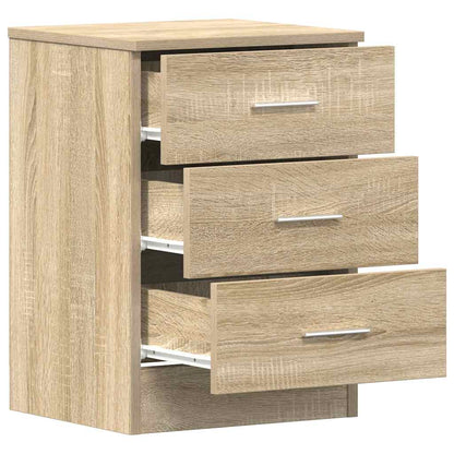 vidaXL Bedside Cabinet Sonoma Oak 38x35x56 cm Engineered Wood