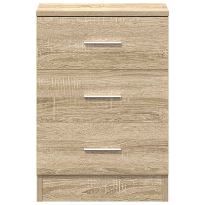 vidaXL Bedside Cabinet Sonoma Oak 38x35x56 cm Engineered Wood