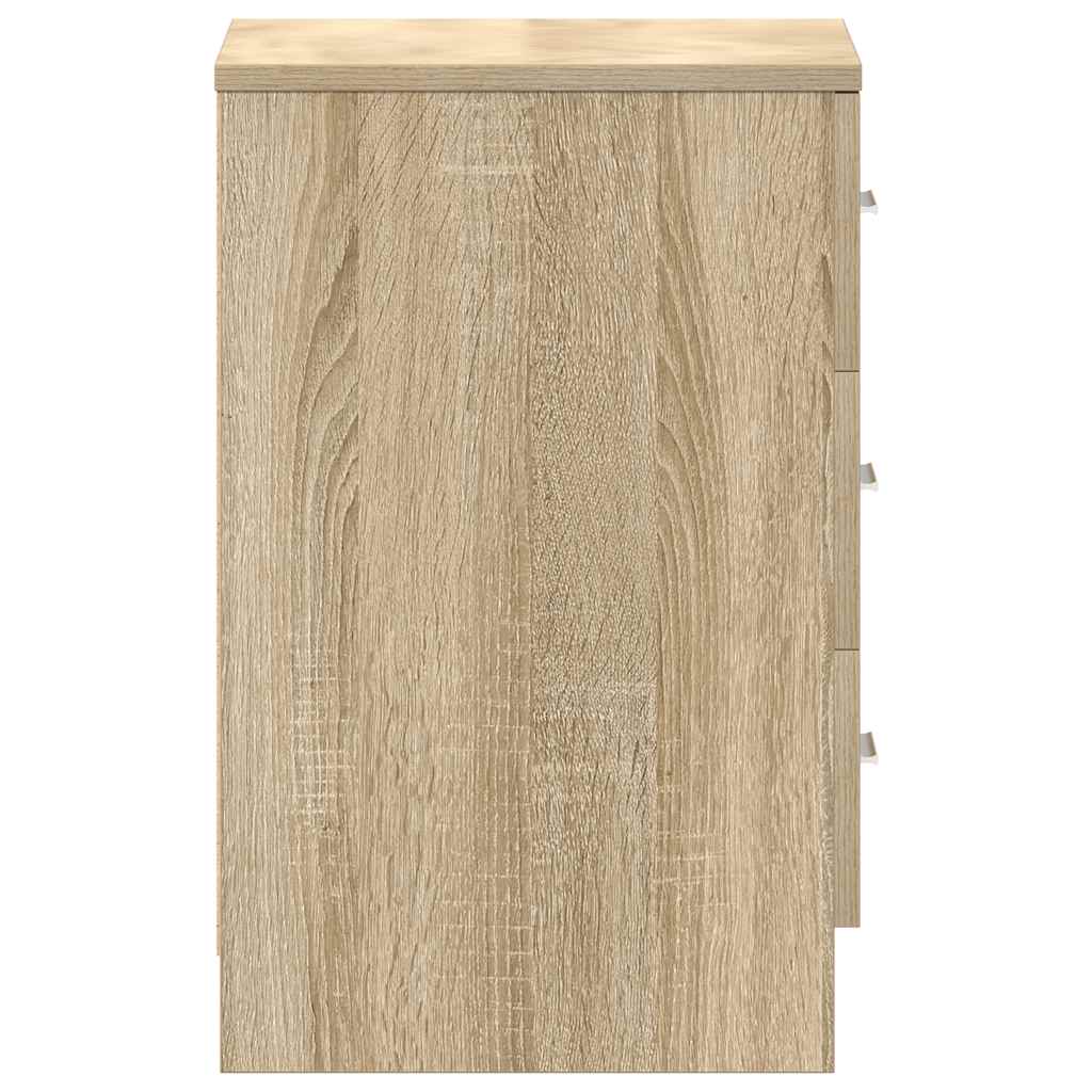 vidaXL Bedside Cabinet Sonoma Oak 38x35x56 cm Engineered Wood