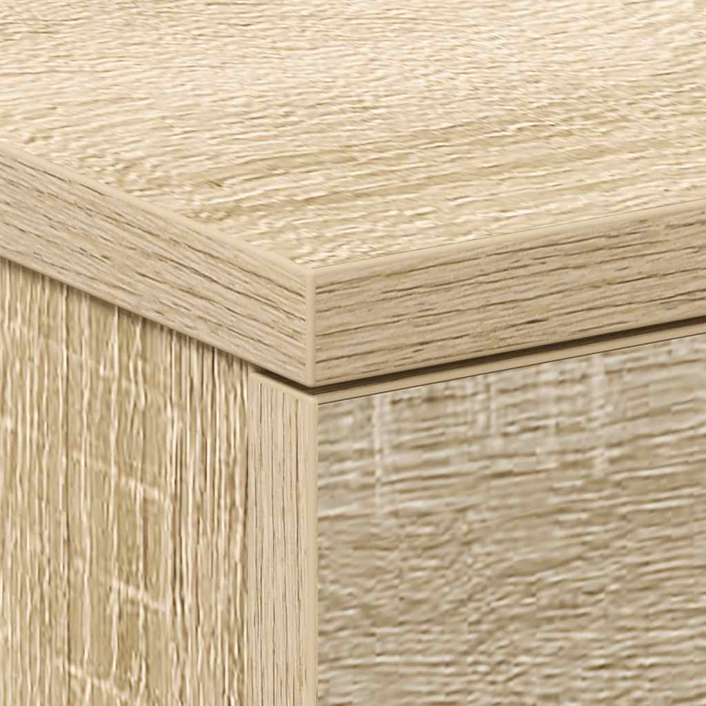 vidaXL Bedside Cabinet Sonoma Oak 38x35x56 cm Engineered Wood