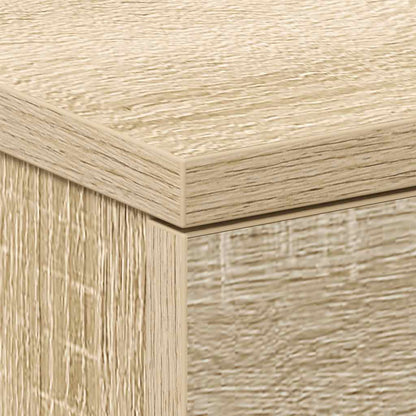 vidaXL Bedside Cabinet Sonoma Oak 38x35x56 cm Engineered Wood