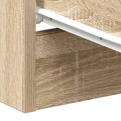 vidaXL Bedside Cabinets 2 pcs Sonoma Oak 38x35x56 cm Engineered Wood