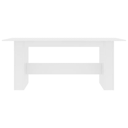 vidaXL Dining Table White 180x90x76 cm Engineered Wood