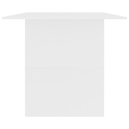 vidaXL Dining Table White 180x90x76 cm Engineered Wood
