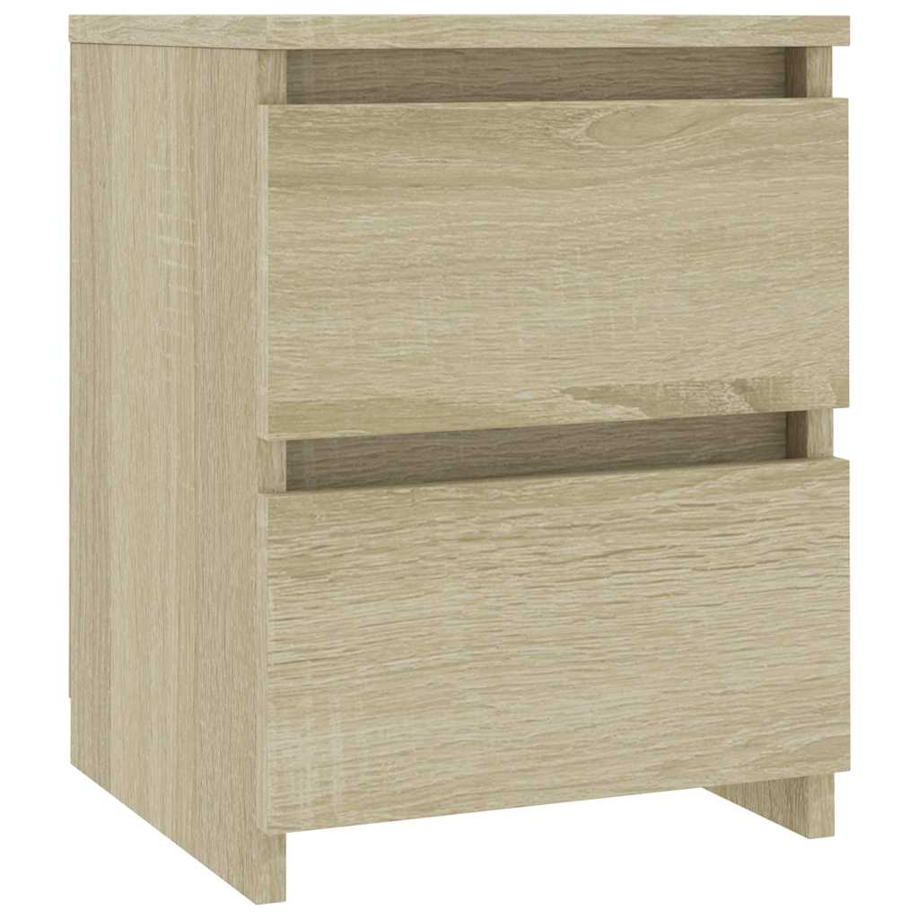 800519 vidaXL Bedside Cabinet Sonoma Oak 30x30x40 cm Engineered Wood