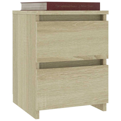 800519 vidaXL Bedside Cabinet Sonoma Oak 30x30x40 cm Engineered Wood