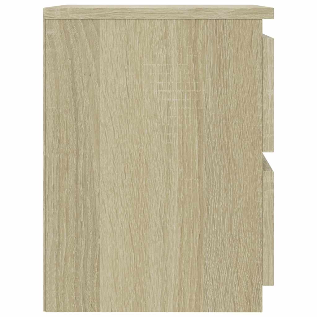 800519 vidaXL Bedside Cabinet Sonoma Oak 30x30x40 cm Engineered Wood