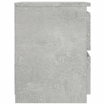 800521 vidaXL Bedside Cabinet Concrete Grey 30x30x40 cm Engineered Wood