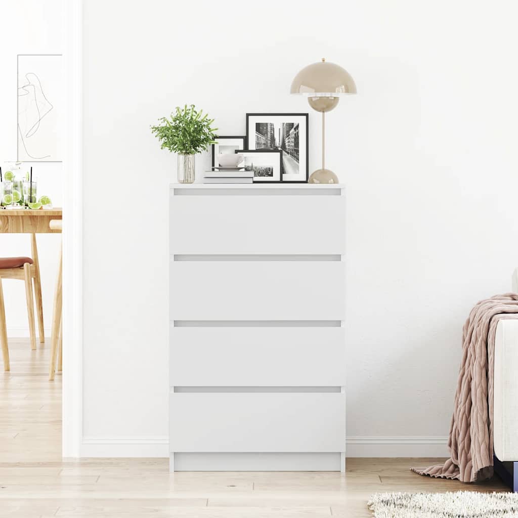 vidaXL Sideboard White 60x35x98.5 cm Engineered Wood