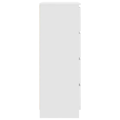 vidaXL Sideboard White 60x35x98.5 cm Engineered Wood
