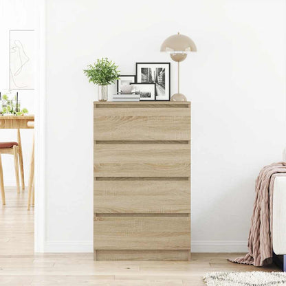 vidaXL Sideboard | Sonoma Oak | Chipboard | Medium | Drawer Cabinet