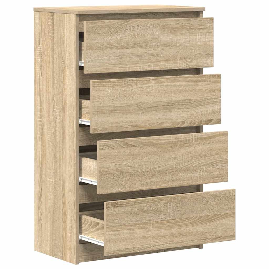 vidaXL Sideboard | Sonoma Oak | Chipboard | Medium | Drawer Cabinet