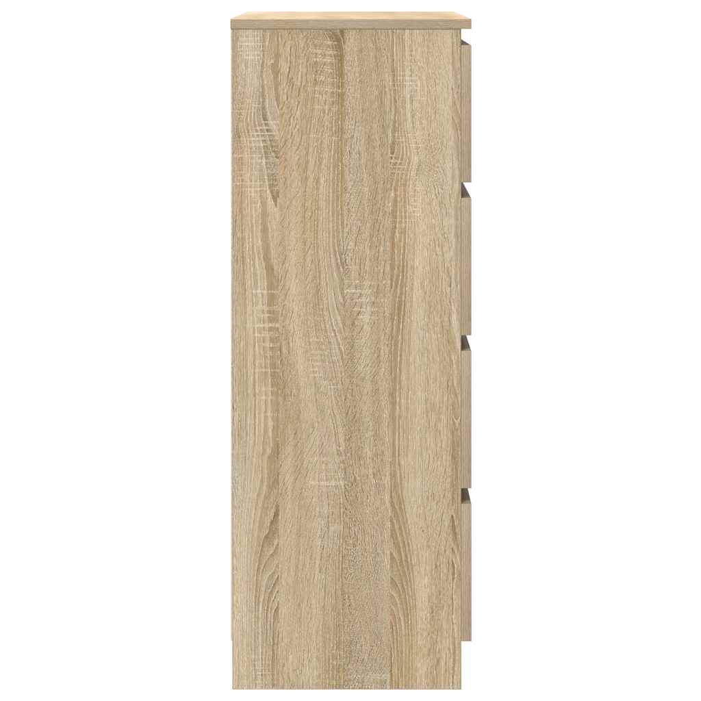 vidaXL Sideboard | Sonoma Oak | Chipboard | Medium | Drawer Cabinet