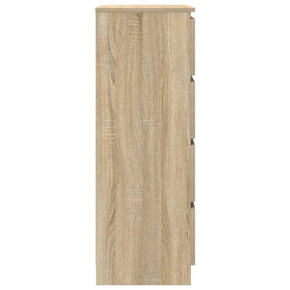 vidaXL Sideboard | Sonoma Oak | Chipboard | Medium | Drawer Cabinet