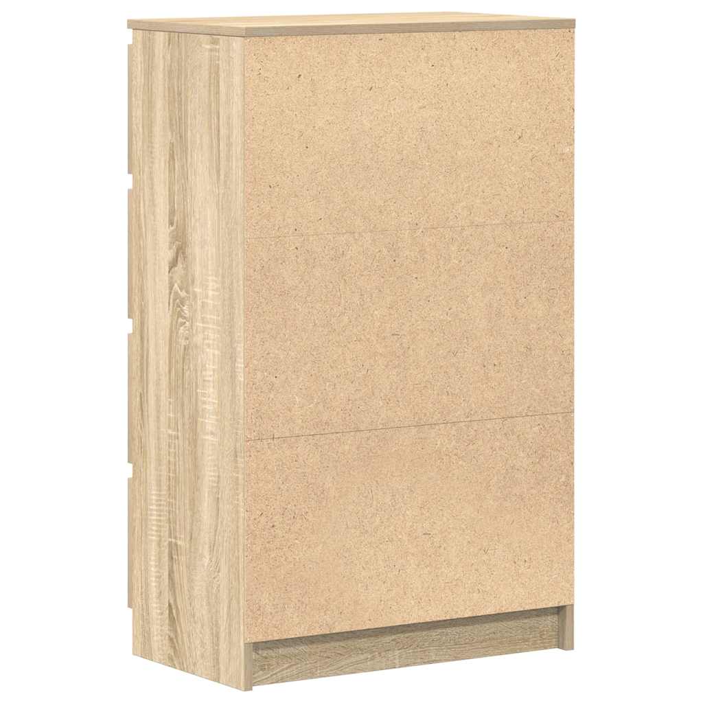 vidaXL Sideboard | Sonoma Oak | Chipboard | Medium | Drawer Cabinet