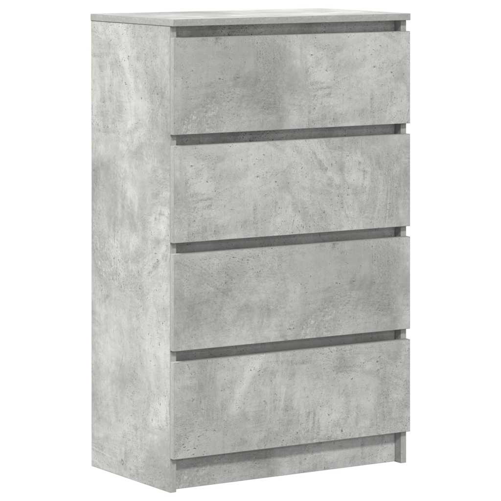 vidaXL Sideboard Concrete Grey 60x35x98.5 cm Engineered Wood