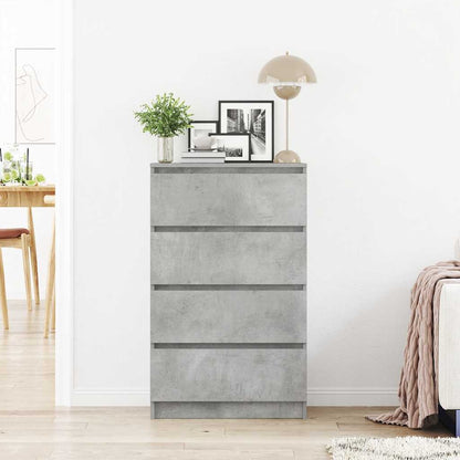 vidaXL Sideboard Concrete Grey 60x35x98.5 cm Engineered Wood