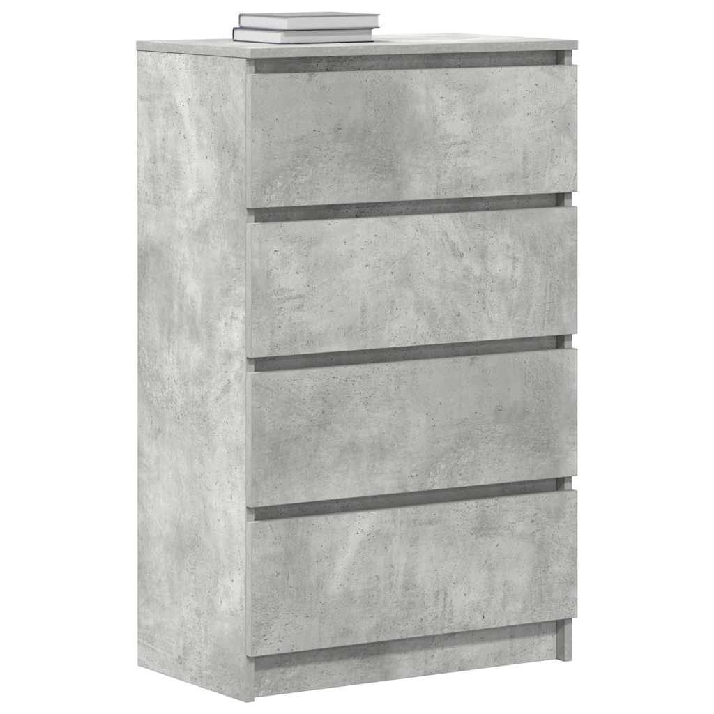vidaXL Sideboard Concrete Grey 60x35x98.5 cm Engineered Wood