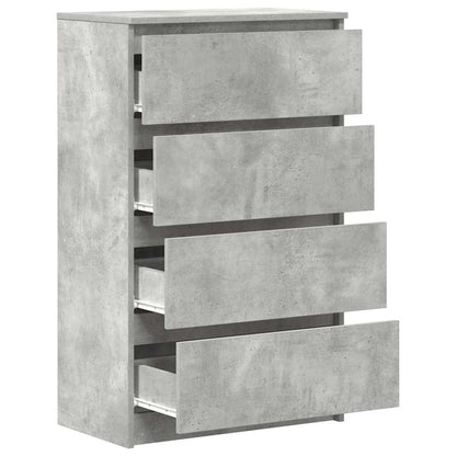 vidaXL Sideboard Concrete Grey 60x35x98.5 cm Engineered Wood