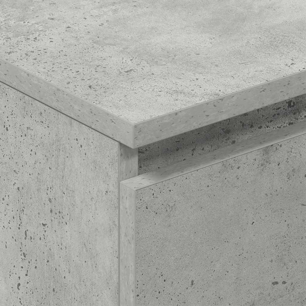 vidaXL Sideboard Concrete Grey 60x35x98.5 cm Engineered Wood
