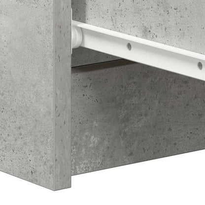 vidaXL Sideboard Concrete Grey 60x35x98.5 cm Engineered Wood