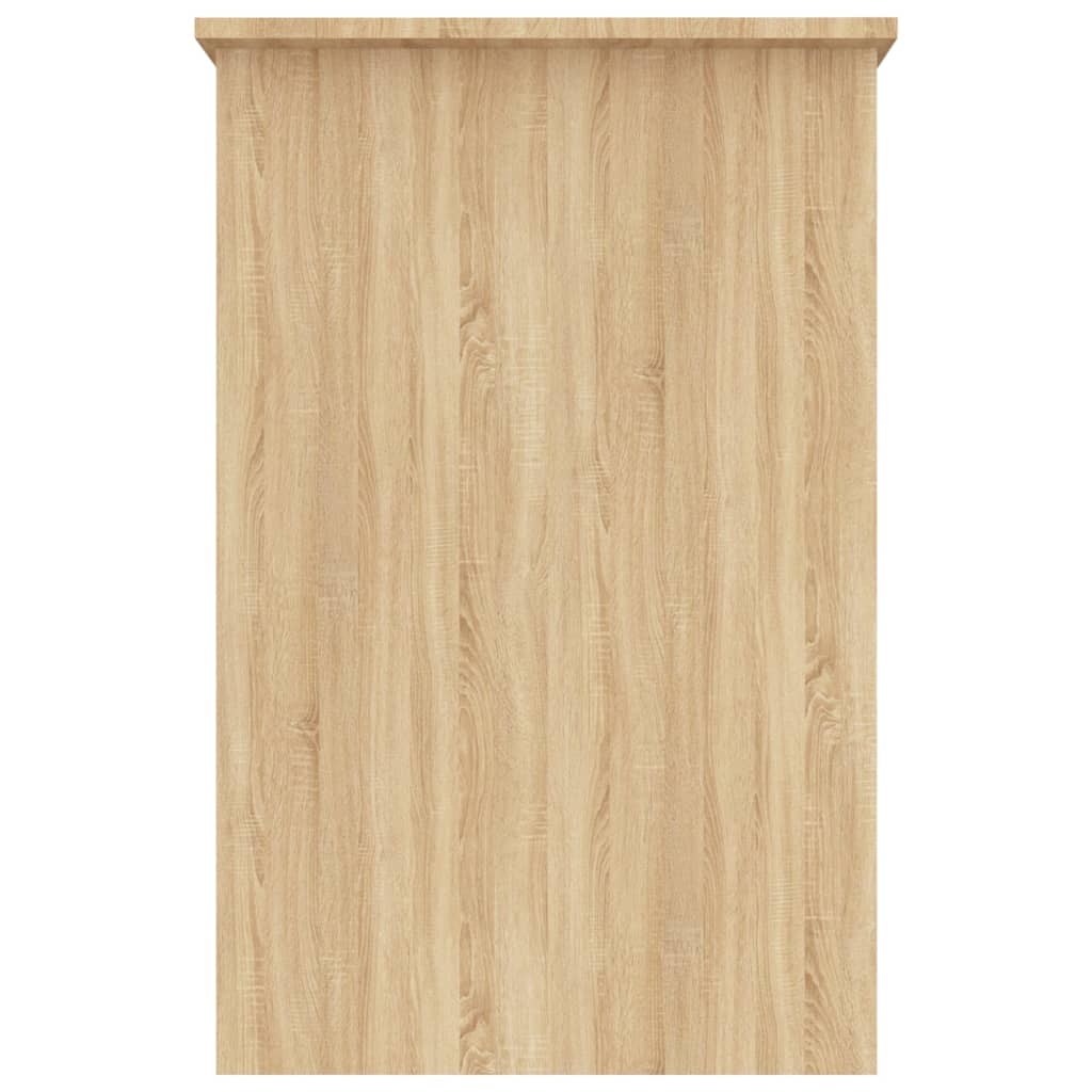 vidaXL Desk Sonoma Oak 100x50x76 cm Engineered Wood