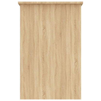 vidaXL Desk Sonoma Oak 100x50x76 cm Engineered Wood