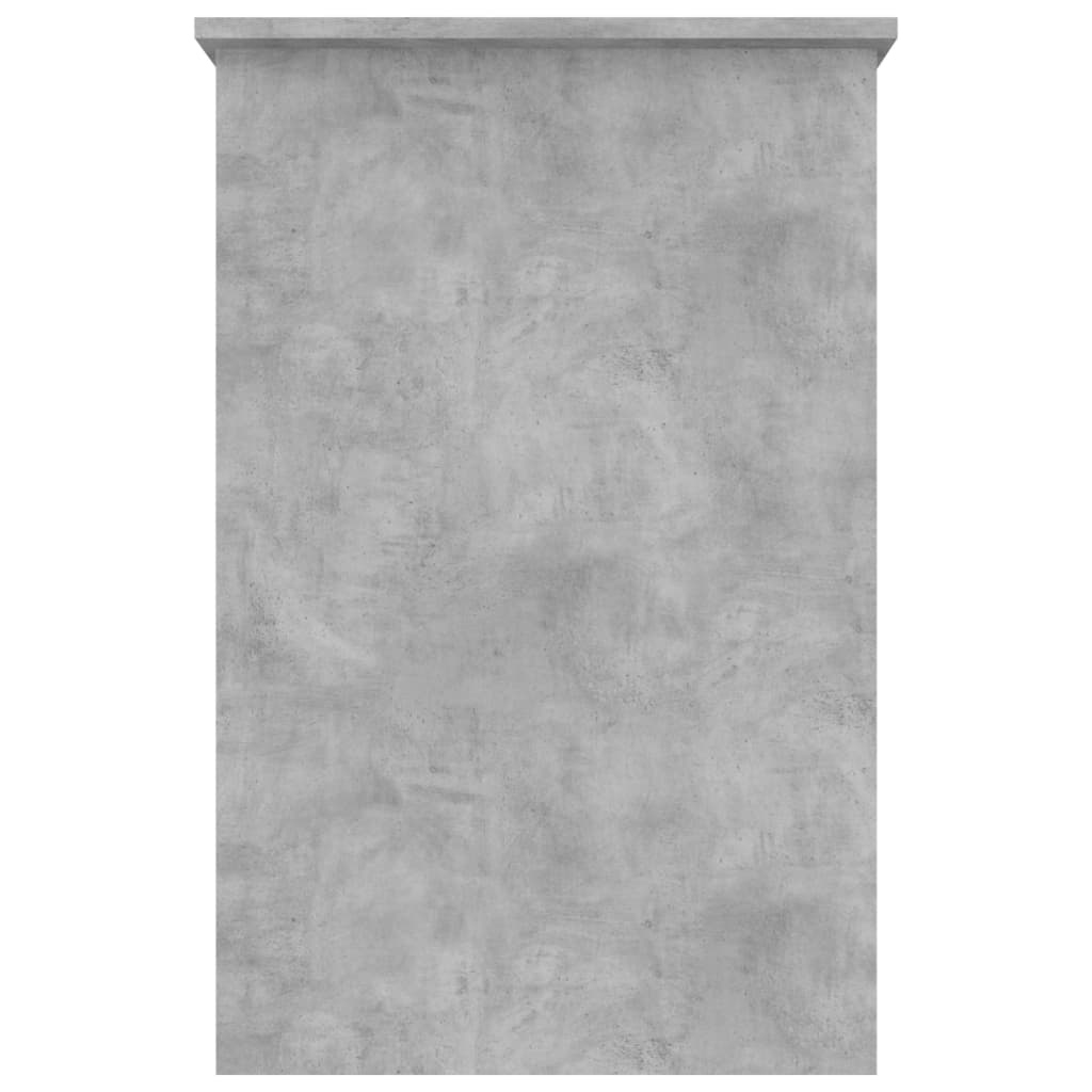 vidaXL Desk Concrete Grey 100x50x76 cm Engineered Wood