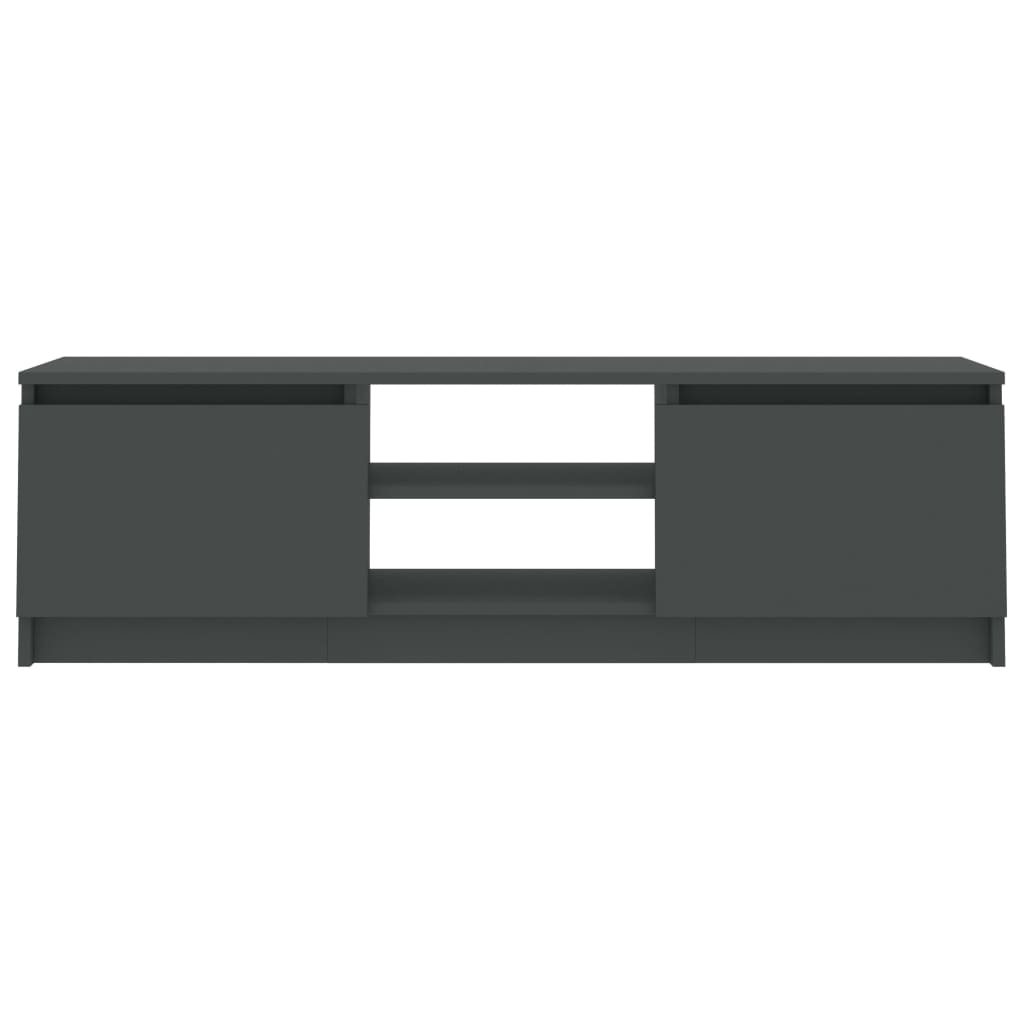 vidaXL TV Cabinet Grey 120x30x35.5 cm Engineered Wood
