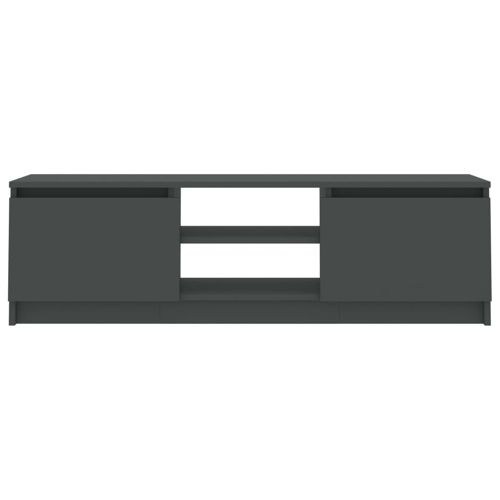 vidaXL TV Cabinet Grey 120x30x35.5 cm Engineered Wood