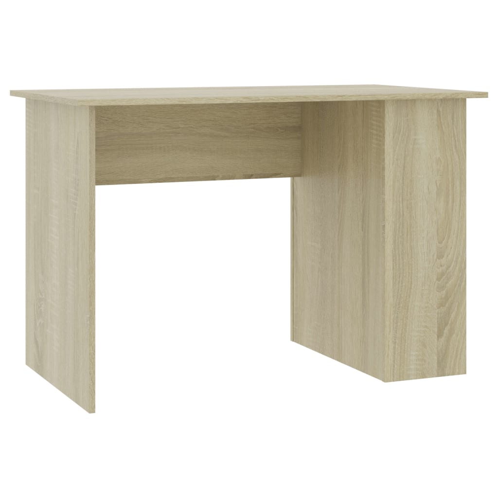 vidaXL Desk | Sonoma oak | Engineered wood | Medium | Computer Desk