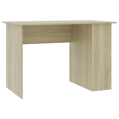vidaXL Desk | Sonoma oak | Engineered wood | Medium | Computer Desk